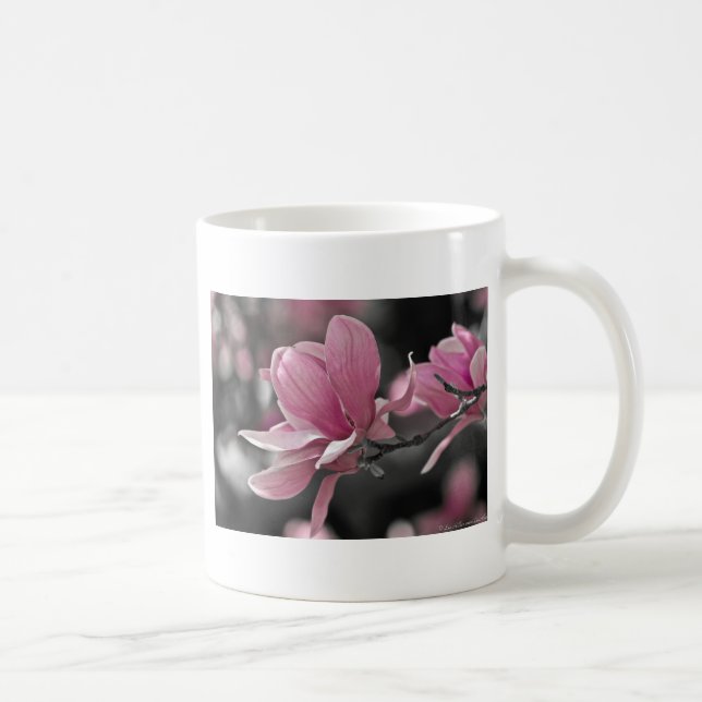 Caneca De Café Molho Rosa Japonês Magnolia (Direita)
