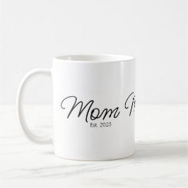 Caneca De Café Mom Established New Mom Gift