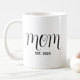 Caneca De Café Mom Established New Mom Gift