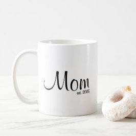 Caneca De Café Mom Established New Mom Gift