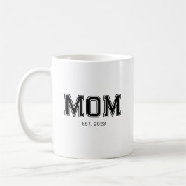 Caneca De Café Mom Established New Mom Gift Coffee