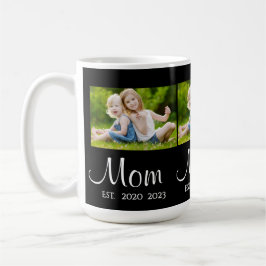 Caneca De Café Mom Established Script Black 3 Photo