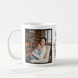 Caneca De Café Mom Greatest Blessing Heartfelt Photo Minimalist