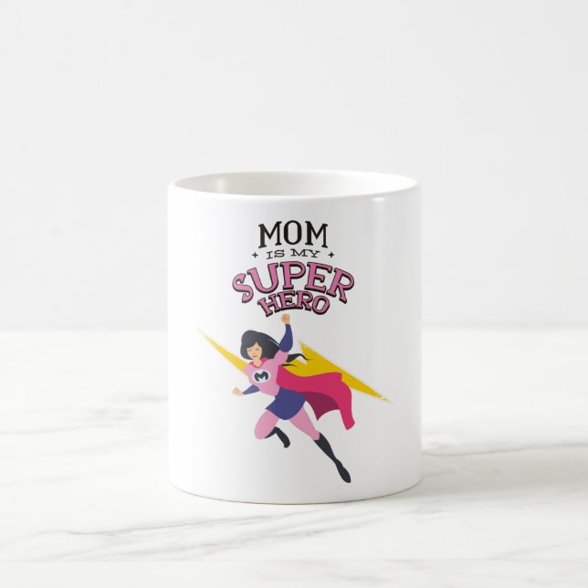 Caneca De Café Mom is my superhero (Centro)