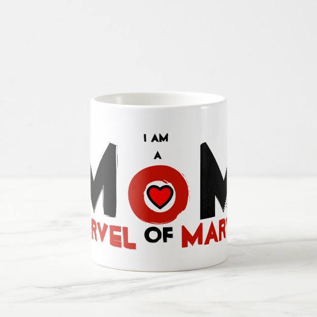 Caneca De Café MOM: Maravilha de Marvels (Centro)