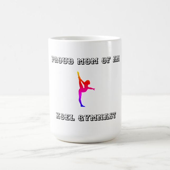 Caneca De Café MOM ORGULHOSA de um café XCEL GYMNAST / Tea Mug (Centro)