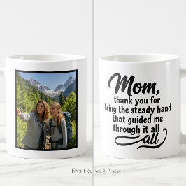 Caneca De Café Mom Steady Hand Guided Me Brush Script 1 Photo
