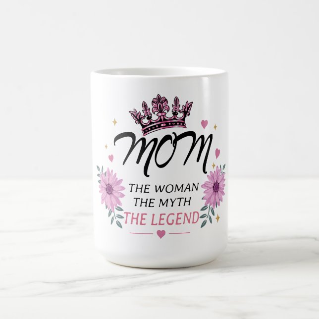 Caneca De Café Mom The Legend Mother's Day Gift (Centro)
