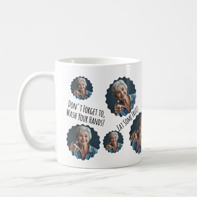 Caneca De Café Mom to son or daughter student gift (Esquerda)