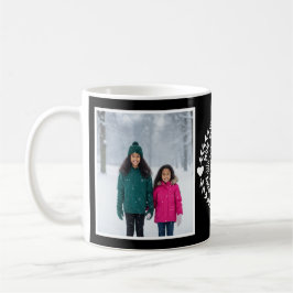 Caneca De Café Mom You Were Right 2 Photo Funny Modern black 