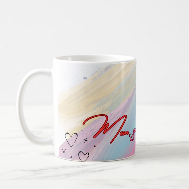 Caneca De Café Mom, You're the Best! Mother's Day Mug (Esquerda)