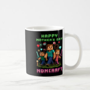 Caneca De Café Momcraft Gamer Divertido Para Feliz Dia das Mães