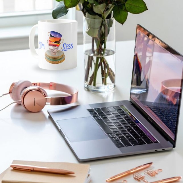 Caneca De Café Momentos do Chá eterno - A Natureza Surreal Copia  (Criador carregado)