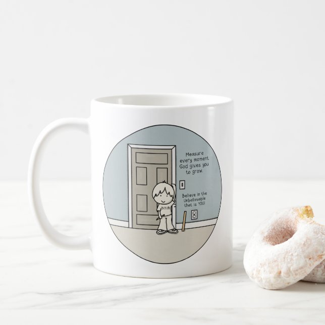 Caneca De Café Momentos mensuráveis (Com Donut)