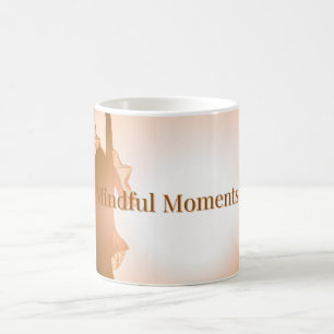 Caneca De Café Momentos Mindful Mug Presente de Meditação ASMR