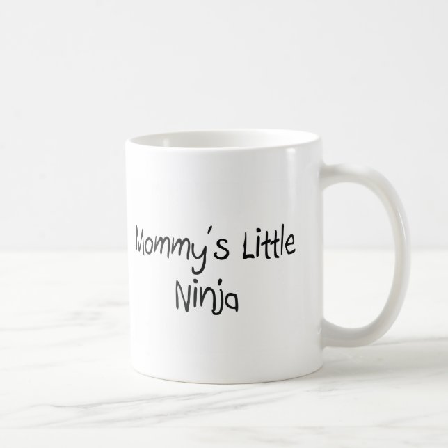 Caneca De Café Mommys pouco Ninja (Direita)