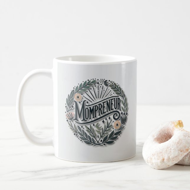 Caneca De Café Mompreneur Themed (Com Donut)