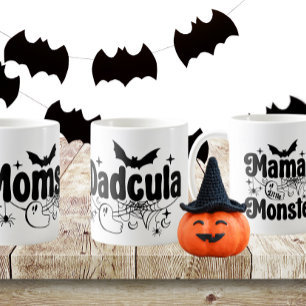 Caneca De Café Momster, Dadcula, e o Monstro da Mama.