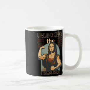 Caneca De Café Mona Lisa Bodybuilding Muscle Gym Weising Wo