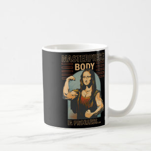 Caneca De Café Mona Lisa Bodybuilding Muscle Gym Weising Wo