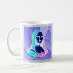Caneca De Café Mona Lisa Holográfica