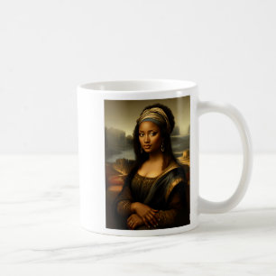 Caneca De Café Mona Lisa Negra História Negra Americana Mon