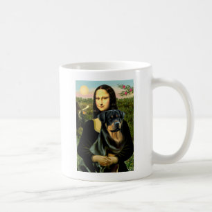 Caneca De Café Mona Lisa - Rottweiler ( nº 3)