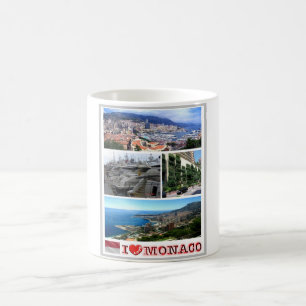 Caneca De Café Mônaco - Europa - Eu Amo -