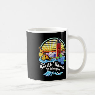 Caneca De Café Monarch Butterfly Beach - South Haven Michigan Lig