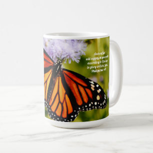 Caneca De Café Monarch Butterfly Scriptum