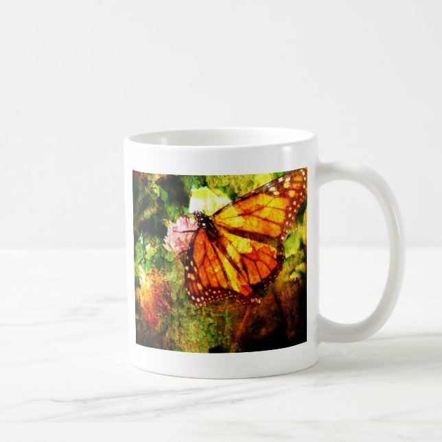 Caneca De Café Monarch Grunge (Direita)
