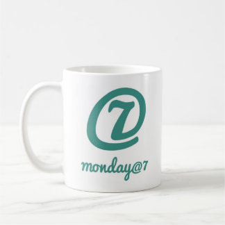 Caneca De Café Monday@7 Mug