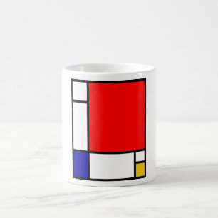 Caneca De Café Mondrian 1