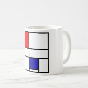 Caneca De Café Mondrian 3