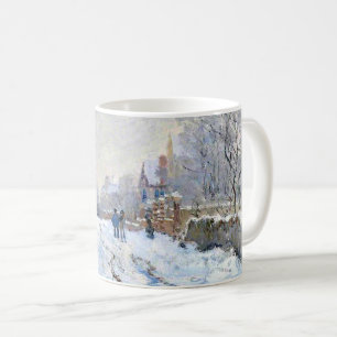 Caneca De Café Monet - Cena de Neve em Argenteuil