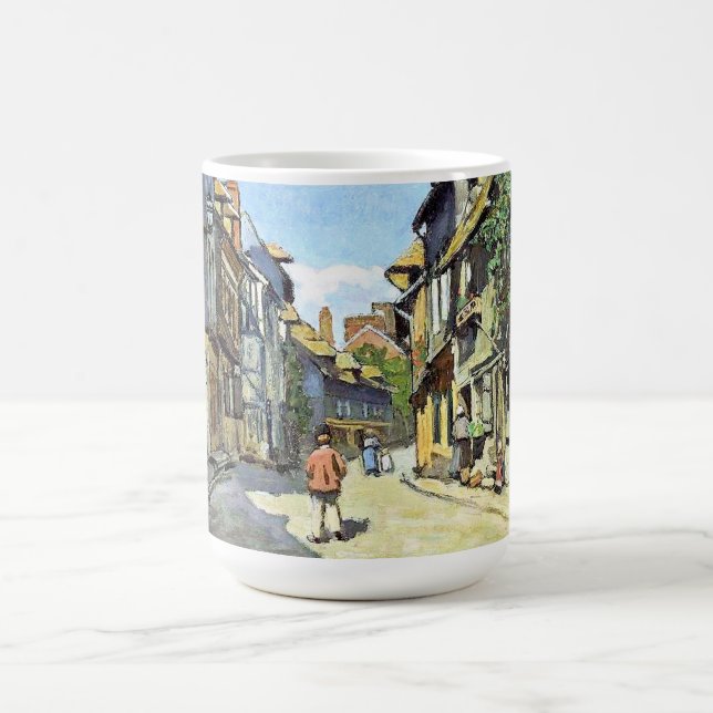 Caneca De Café Monet - La Rue Bavolle em Honfleur (Centro)