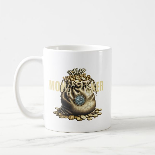 Caneca De Café Money Maker | A bolsa do Dourado (Esquerda)