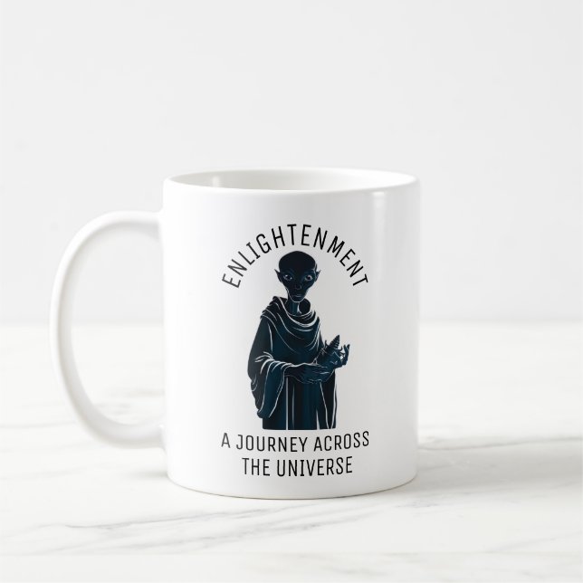 Caneca De Café Monge da Alienígena espiritual (Esquerda)