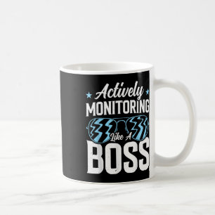 Caneca De Café Monitoramento Ativo Como Um Chefe