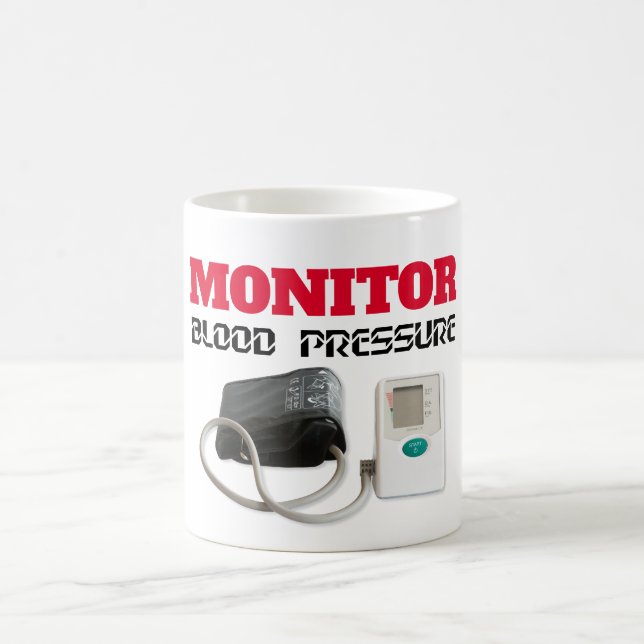 Caneca De Café Monitoramento da pressão arterial (Centro)
