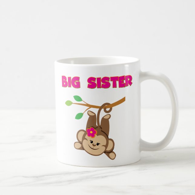 Caneca De Café Monkey Big Sister (Direita)