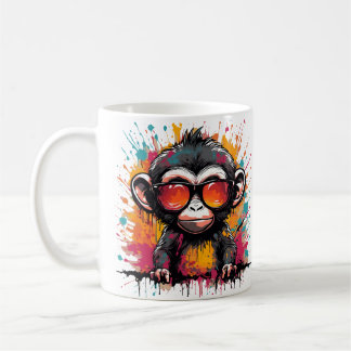 Caneca De Café Monkey Businnes - Affe tasse design