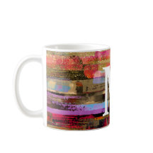 Monogram Colorful Abstract Mug