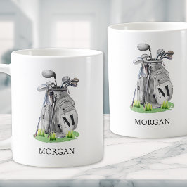 Caneca De Café Monogram Golf Bag