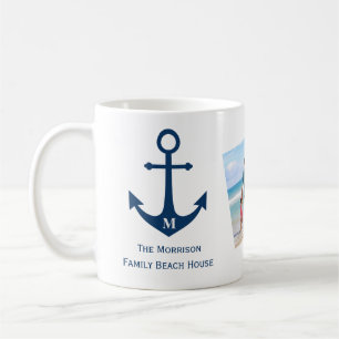 Caneca De Café Monograma Anchor Family Beach House