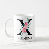 Monograma Aquarela Letra Única Personalizada X