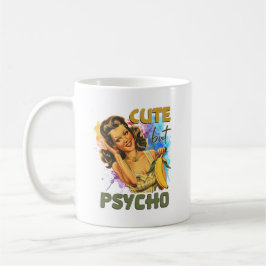 Caneca De Café Monograma da nova senhora engraçada