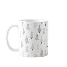 Monograma de Cinzas de Prata das Árvores de Natal 