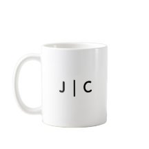 Monograma de iniciais personalizadas minimalista m