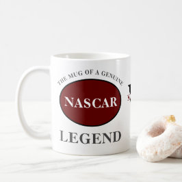 Caneca De Café Monograma de Legenda NASCAR Adicionar Seu Nome Ani